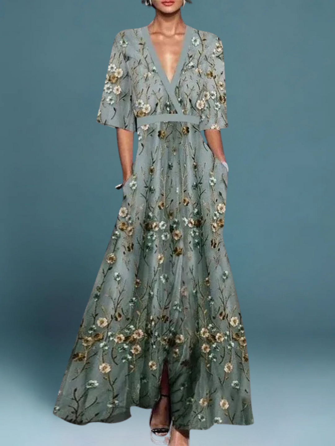 Elegant Floral Dress