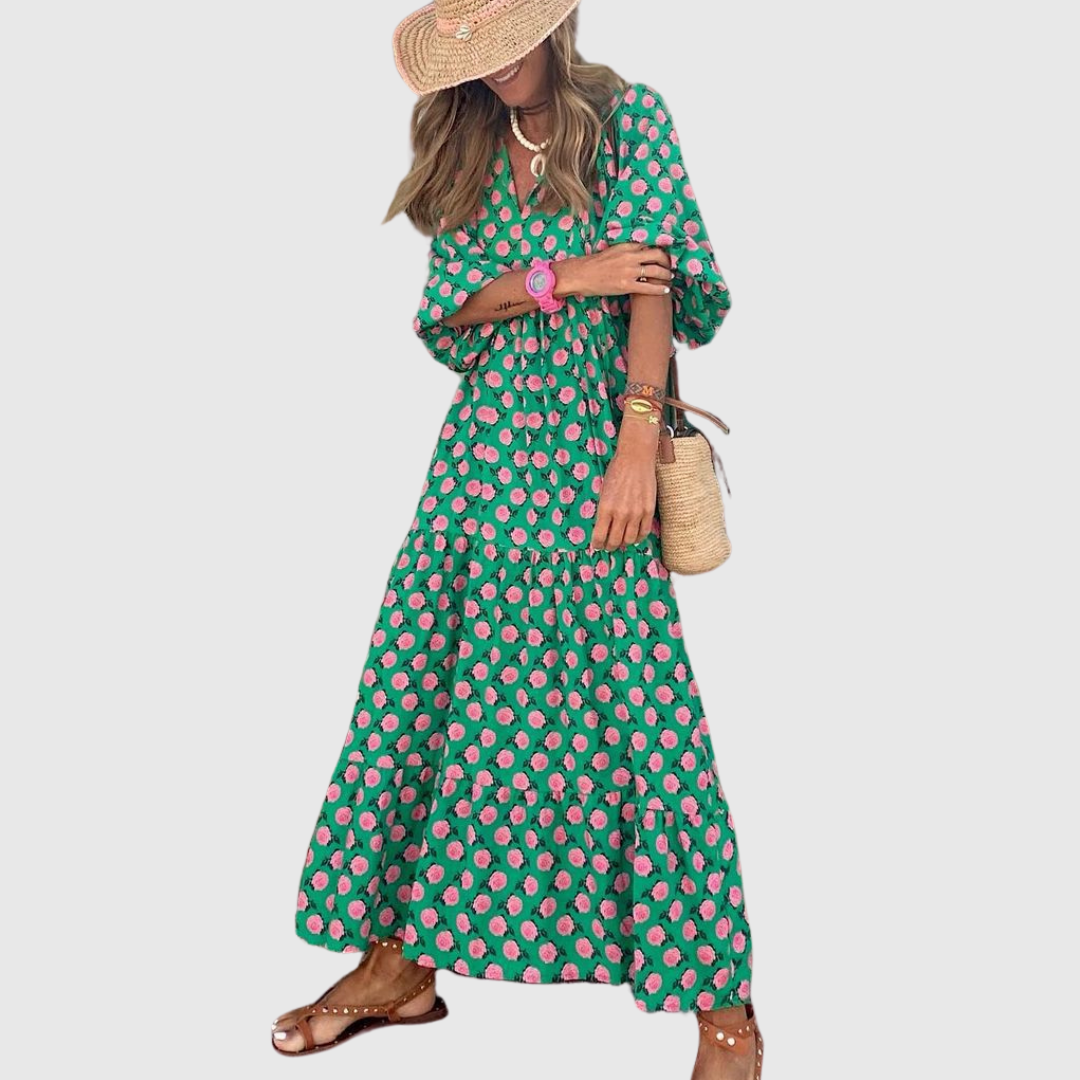 Annette | Boho-Maxikleid mit stilvollem Design
