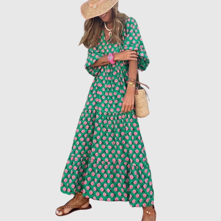 Annette | Boho-Maxikleid mit stilvollem Design