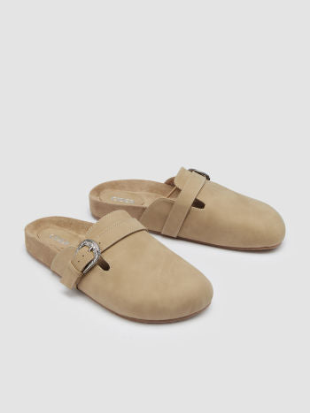 Suede Clogs