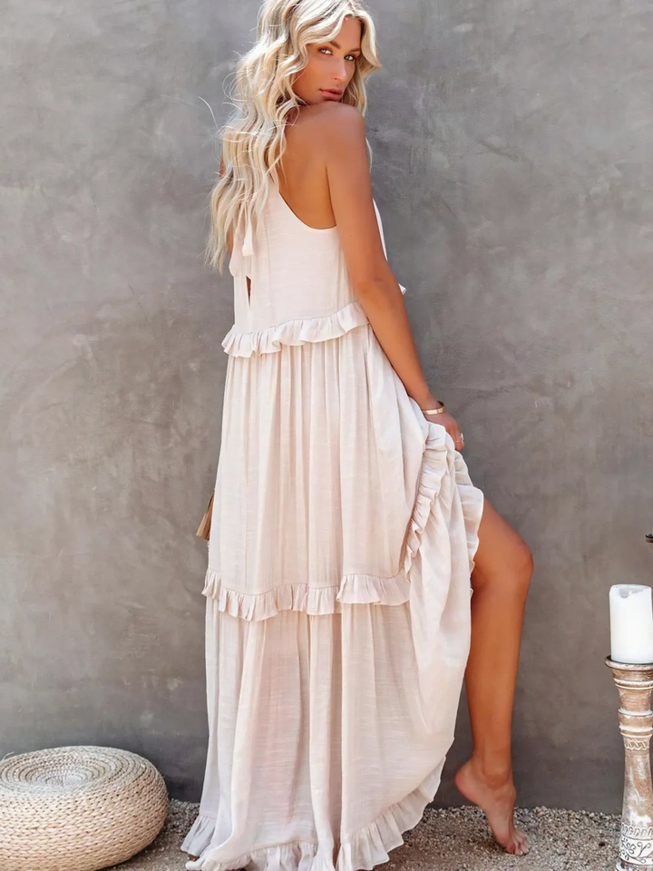 Amara - Ruffle Maxi Dress