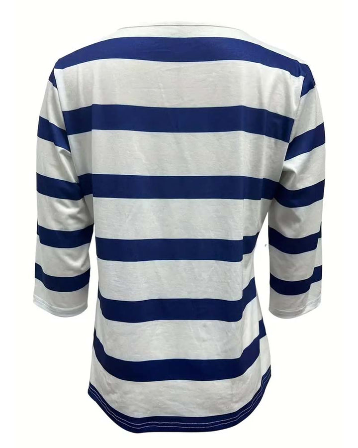 ANNALENA I ELEGANTE GESTREIFTE BLUSE