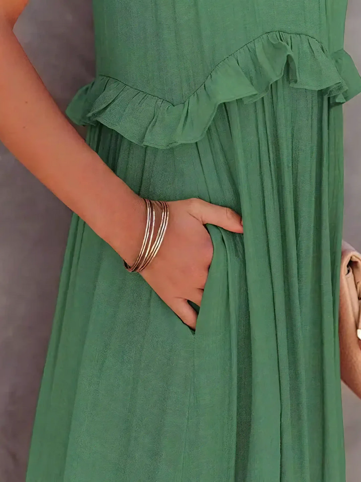 Amara - Ruffle Maxi Dress