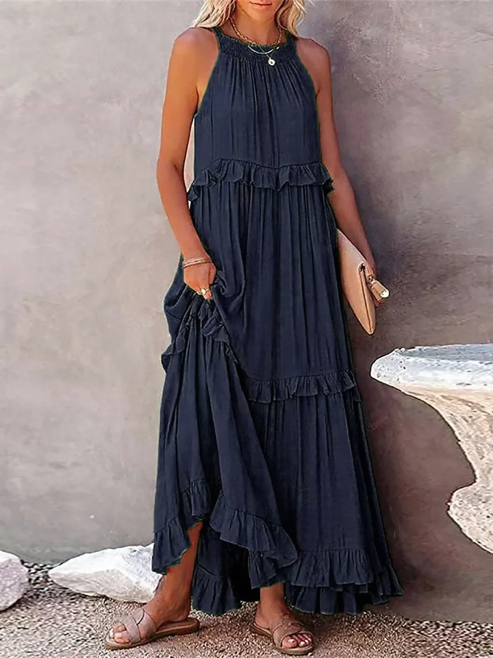 Amara - Ruffle Maxi Dress