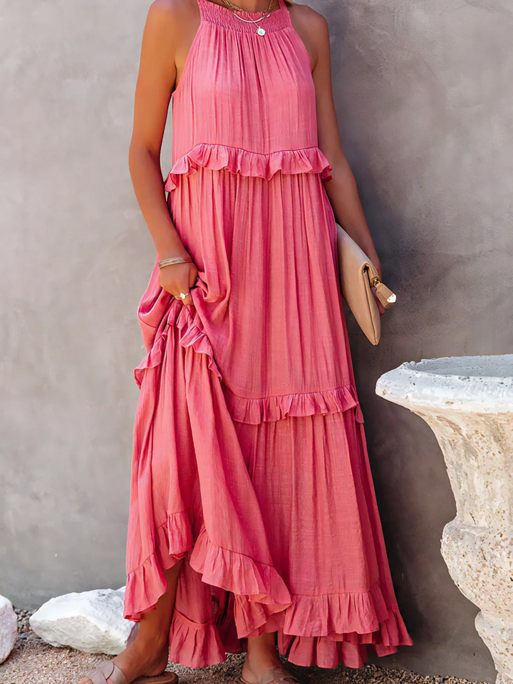 Amara - Ruffle Maxi Dress