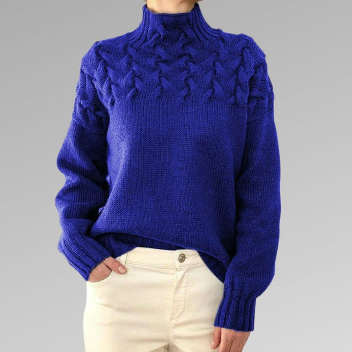 Velora™ | Elegant cable knit sweater