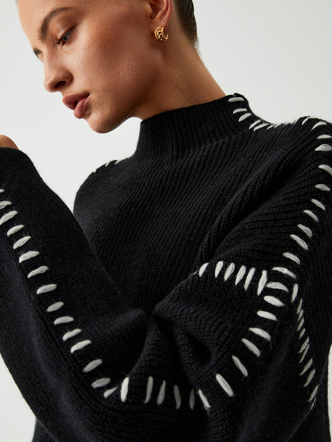 Skylar™ | Oversized Mockneck Sweater