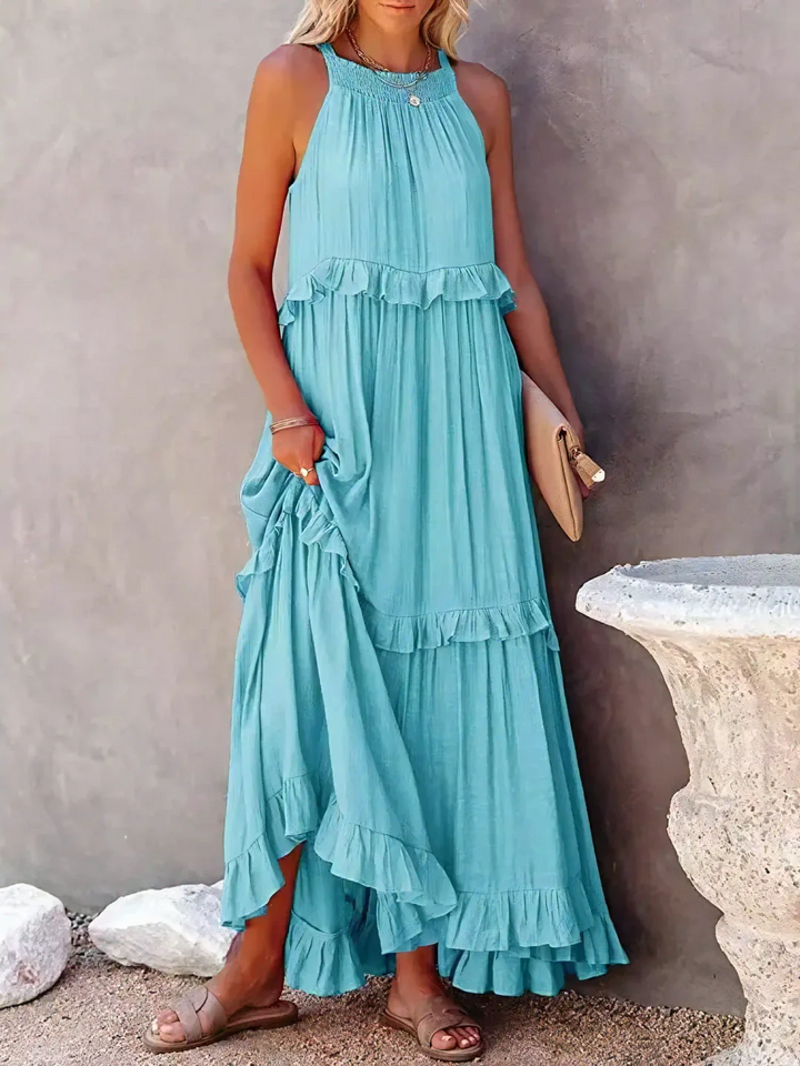 Amara - Ruffle Maxi Dress
