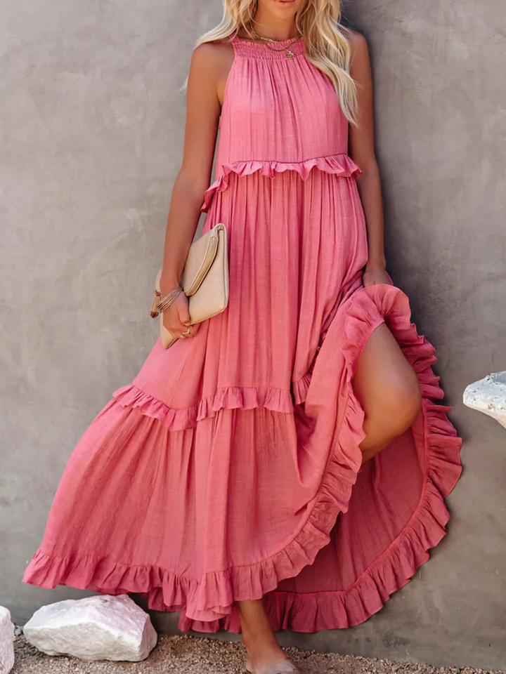 Amara - Ruffle Maxi Dress
