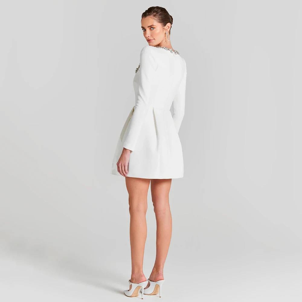 Barbara – Velvet Mini Dress