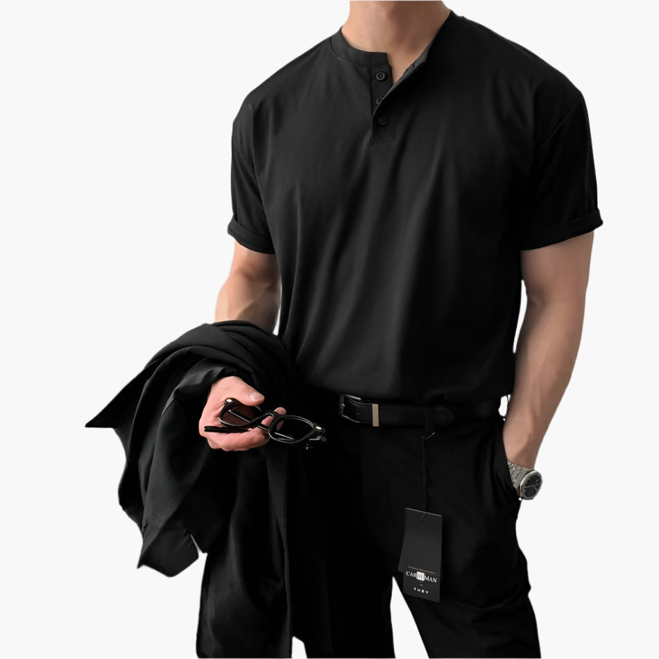Buttoned Collar T-Shirt