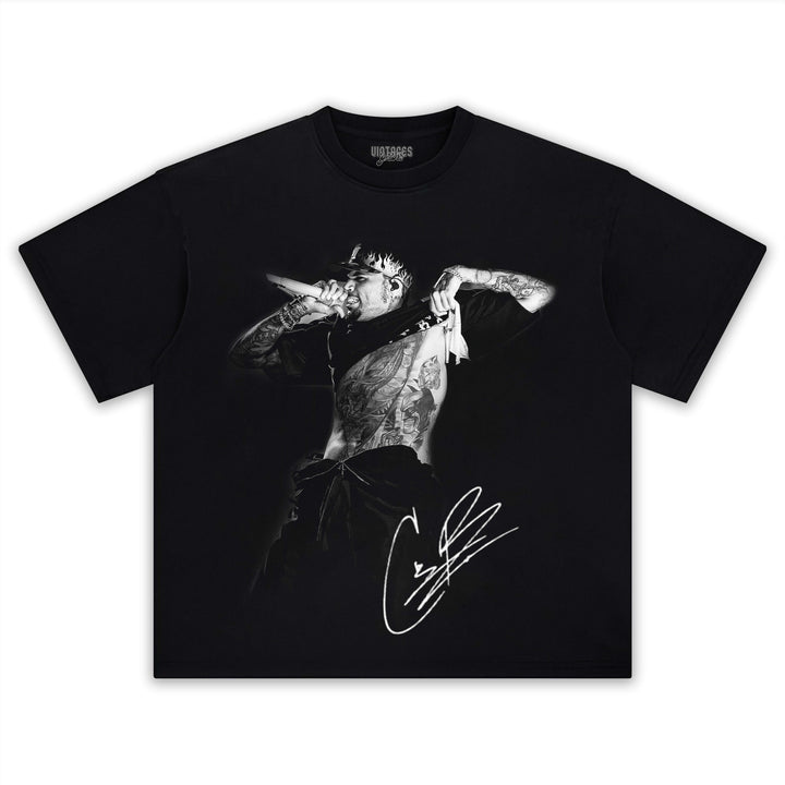 CHRIS BROWN 2025 CONCERT POP TEE