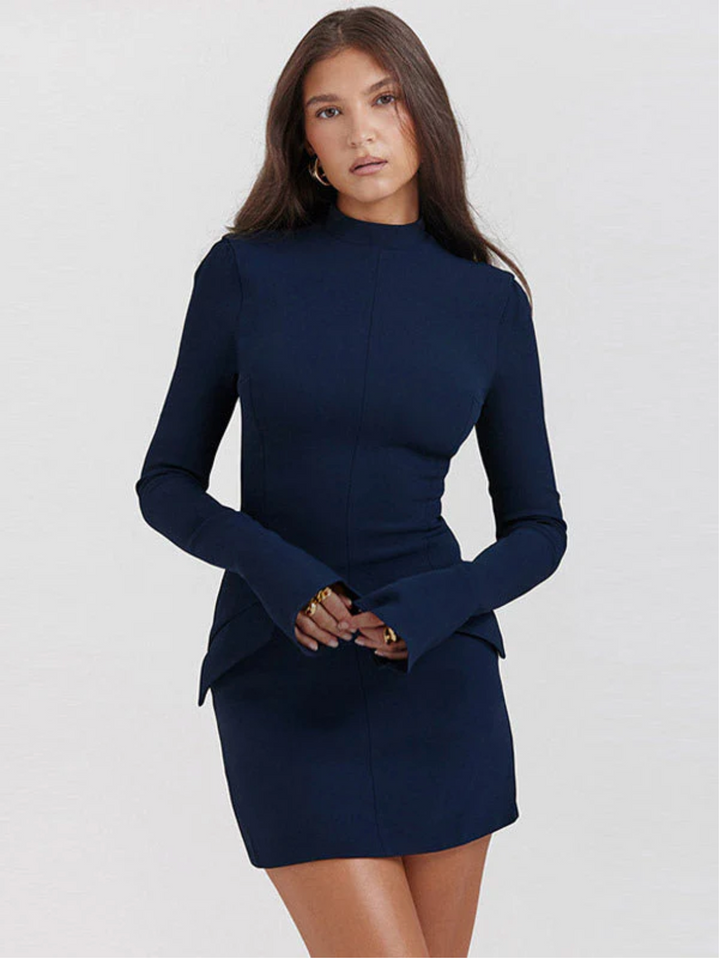 Caroline – Lapel Dress