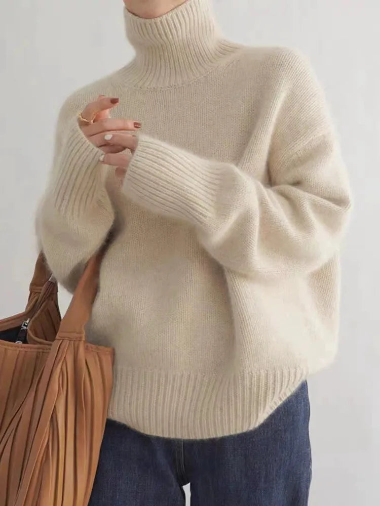 Velora™ | Wool Turtleneck Sweater