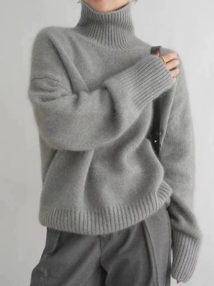 Velora™ | Wool Turtleneck Sweater