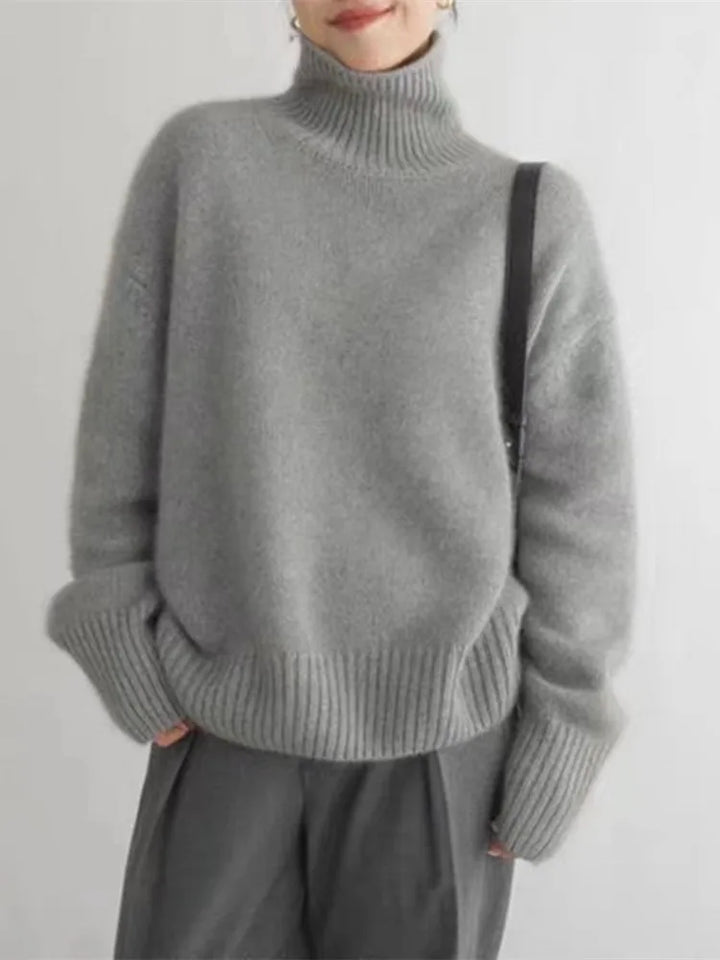 Velora™ | Wool Turtleneck Sweater