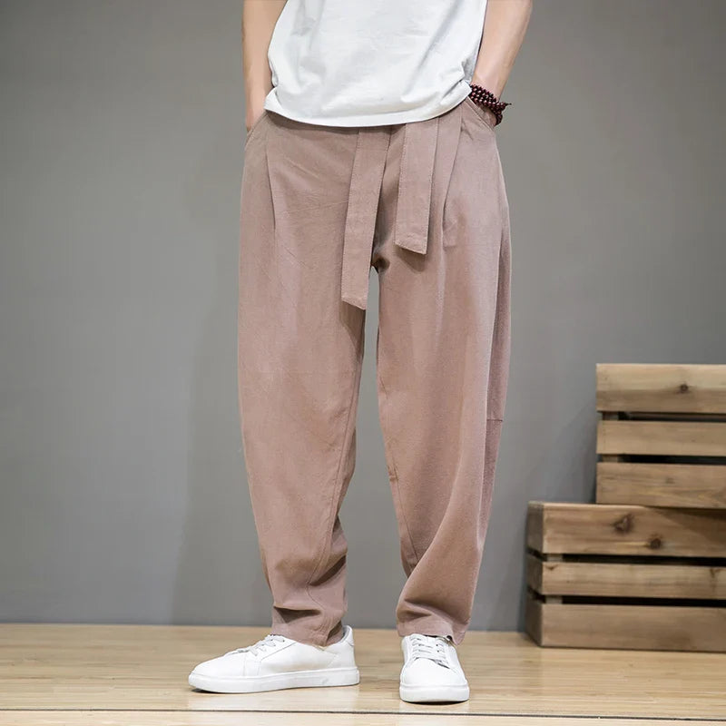 Men's Breathable Linen Pants