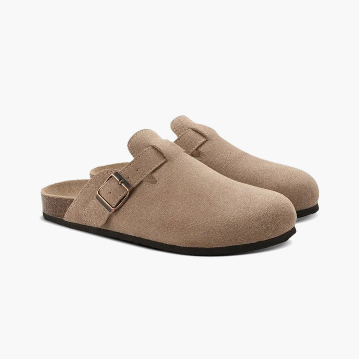 Suede Clogs