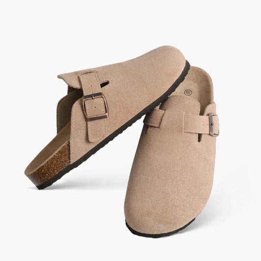 Suede Clogs