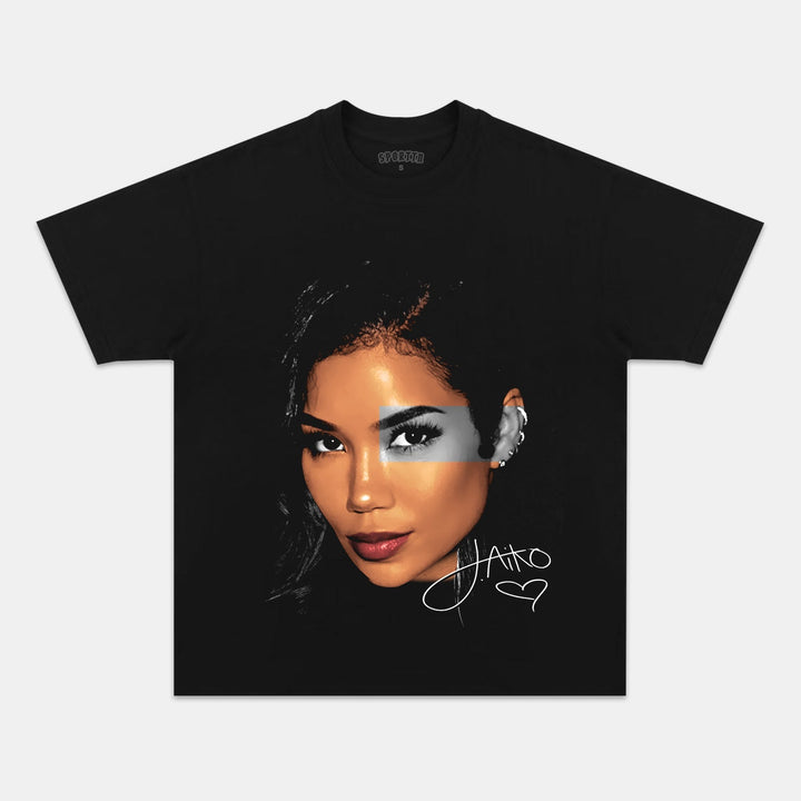 JHENE BIG FACE V9 TEE