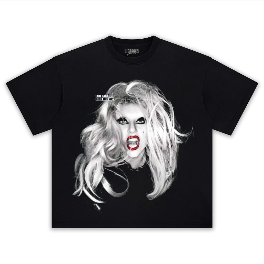 LADY GAGA BORN THIS WAY V2 TEE