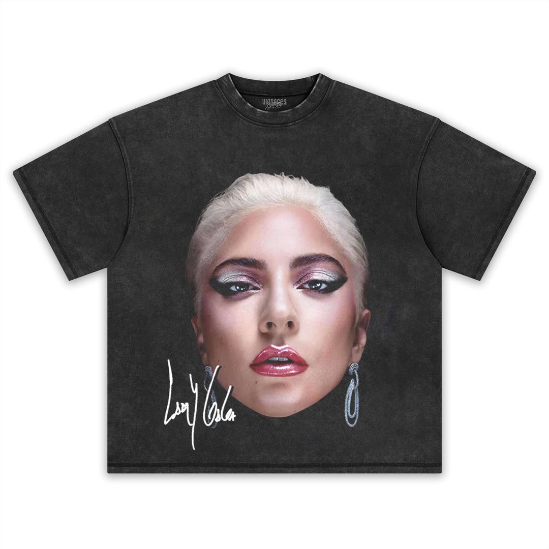 LADY GAGA 2025 BIG FACE TEE
