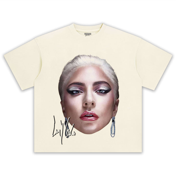 LADY GAGA 2025 BIG FACE TEE