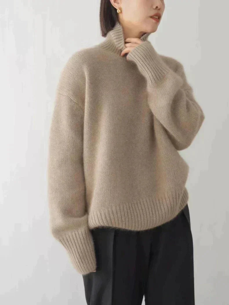 Velora™ | Wool Turtleneck Sweater