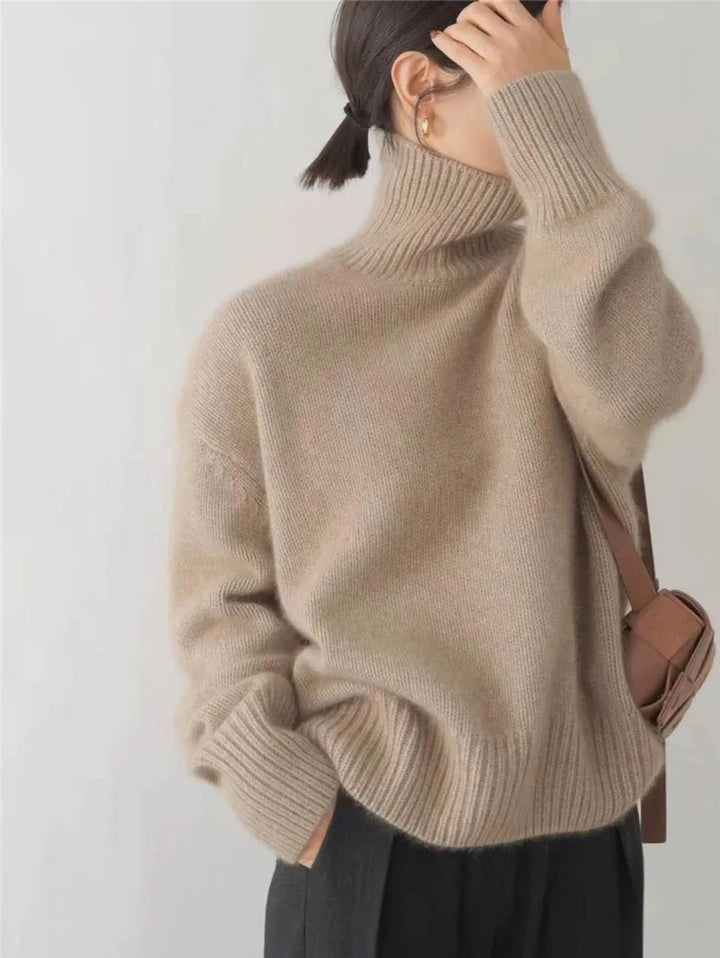 Velora™ | Wool Turtleneck Sweater