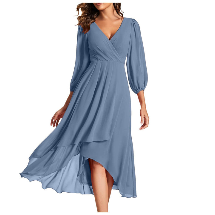 Aveline Asymmetric V-Neck Silhouette