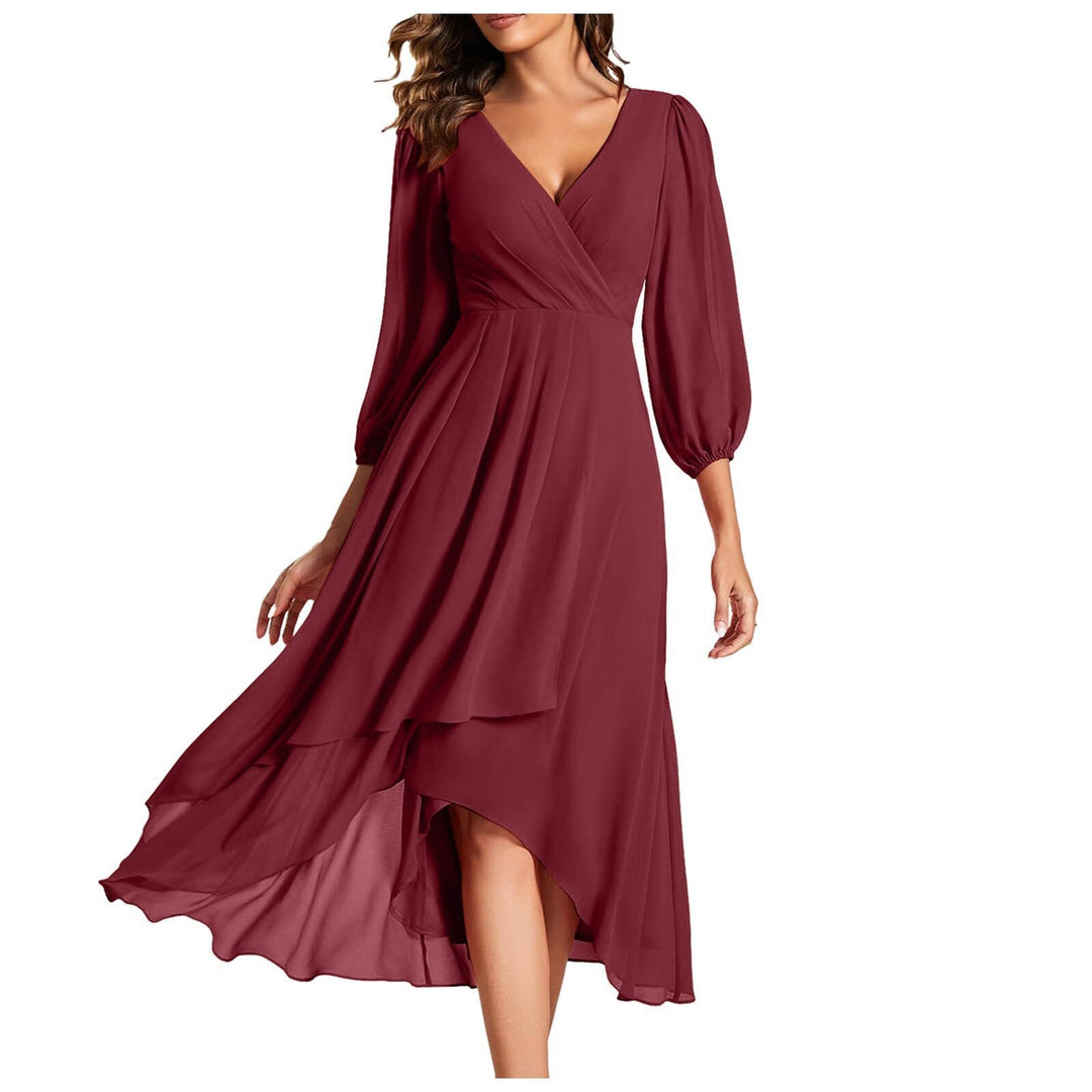 Aveline Asymmetric V-Neck Silhouette