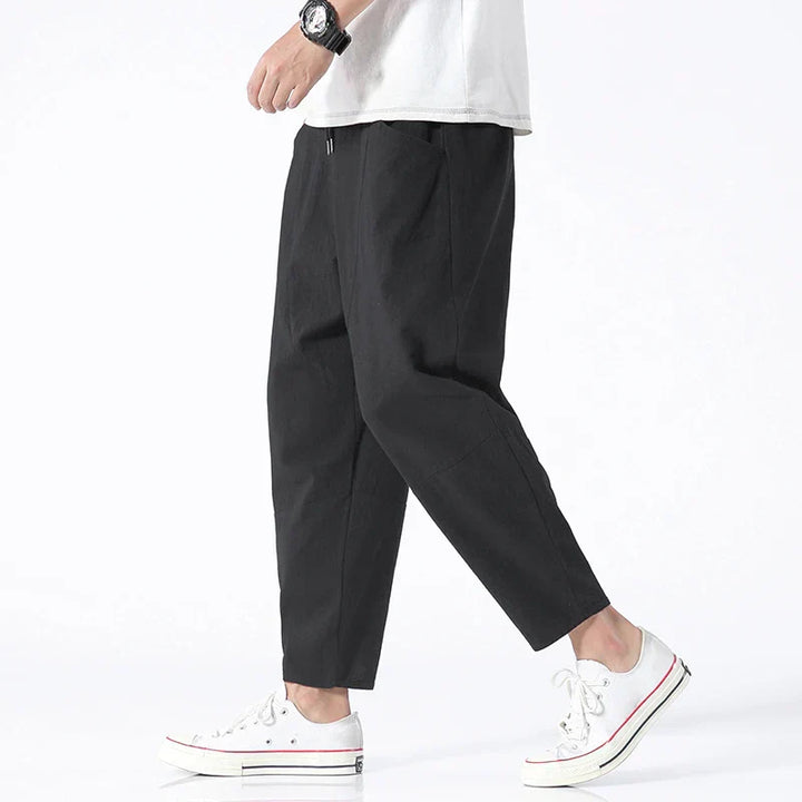 Skylar™ |  SOLID LINEN TROUSERS