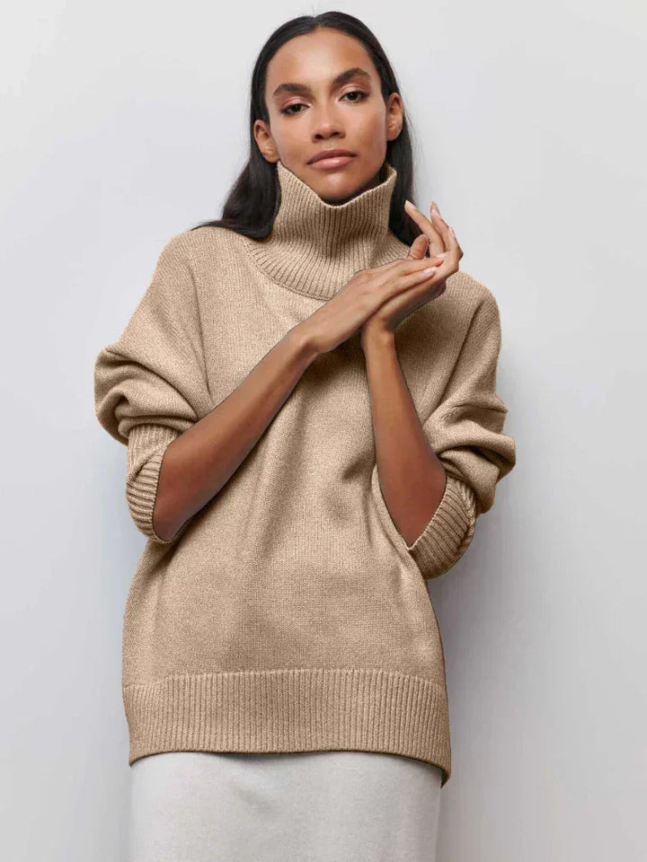 Velora™ - Sweater with turtle neck