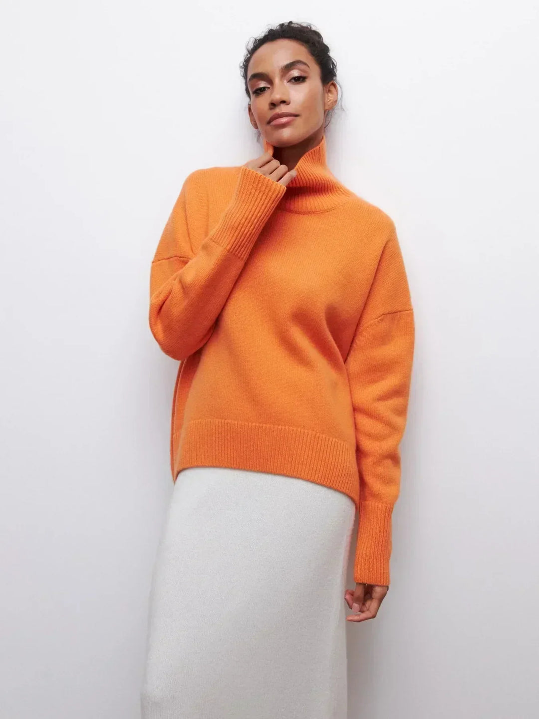 Velora™ - Sweater with turtle neck