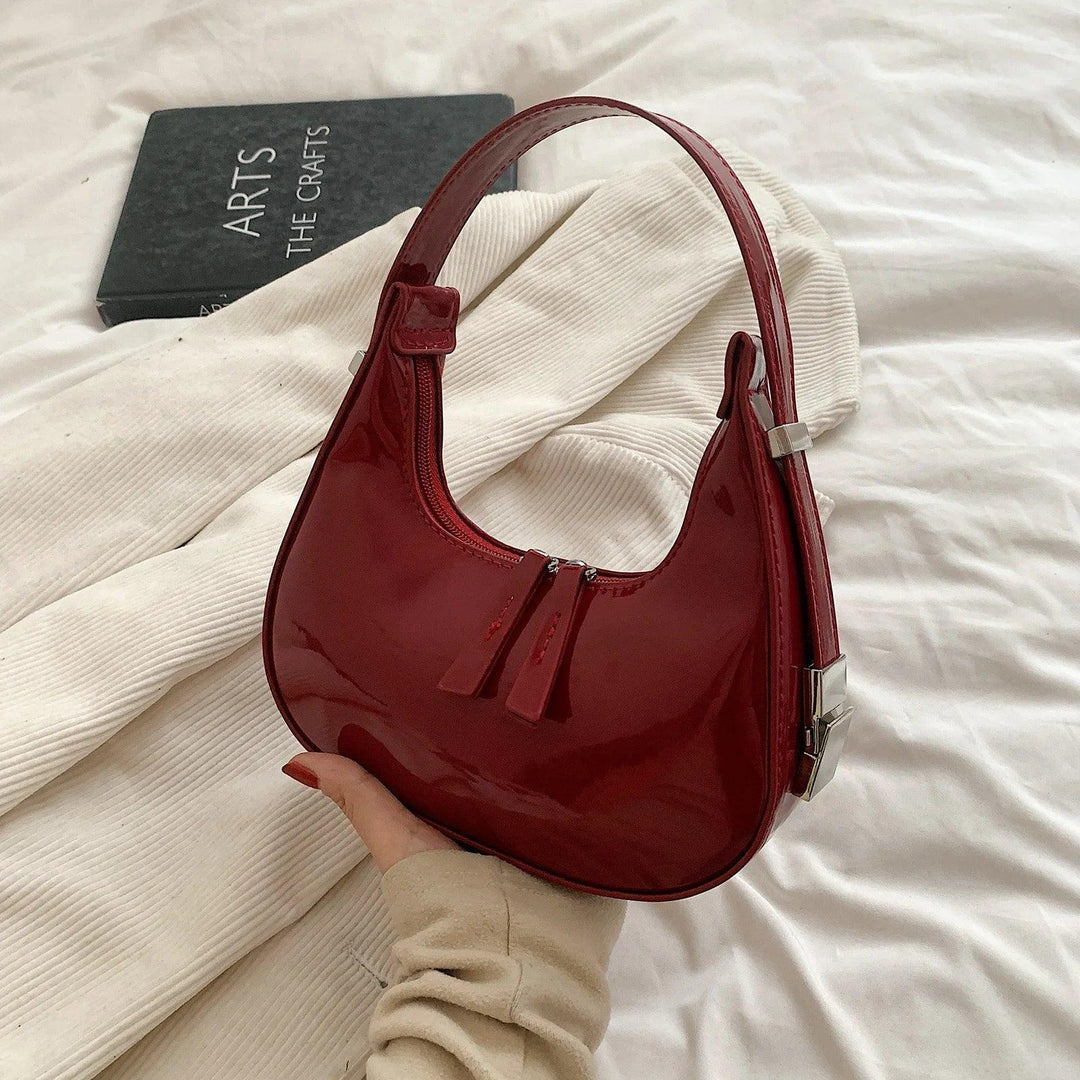 Retro Half-Moon Bag