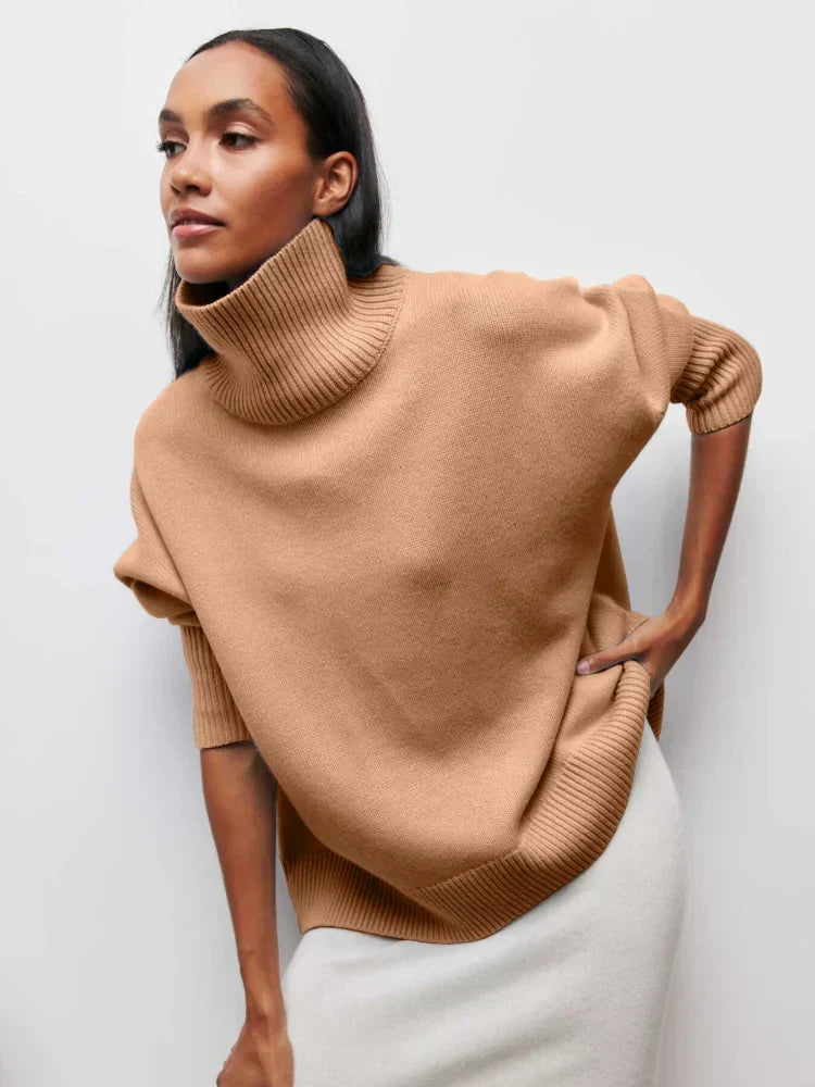 Velora™ - Sweater with turtle neck