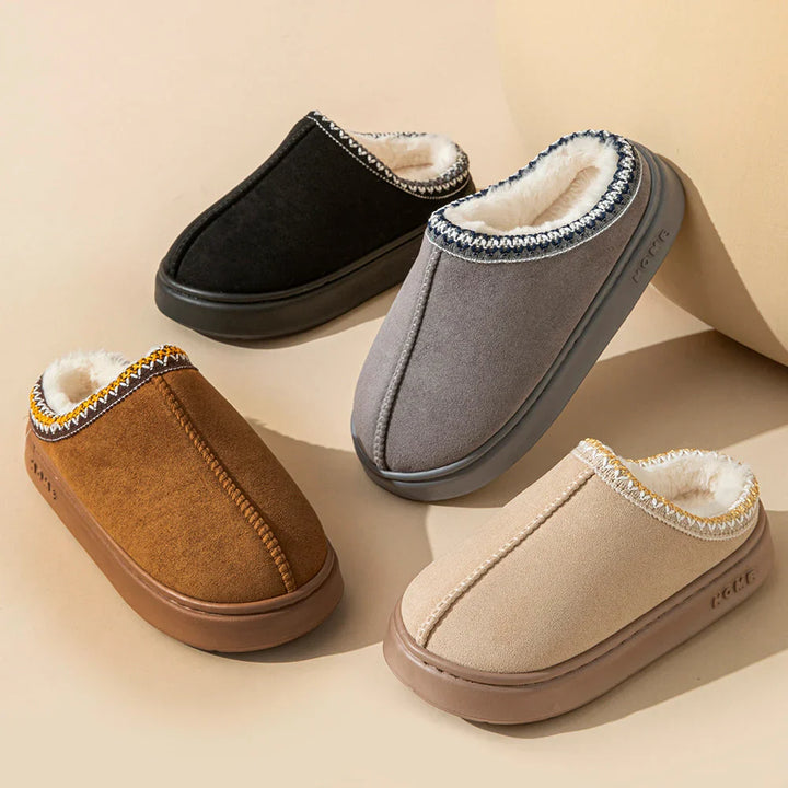 Sally™ | Premium Damen Slipper mit Fell