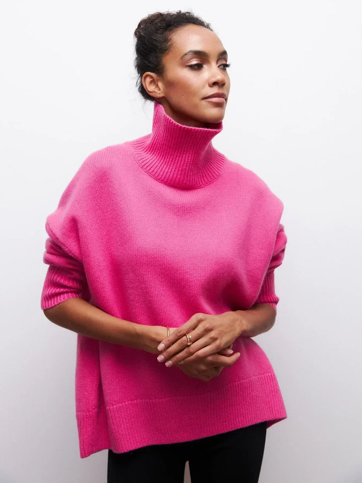 Velora™ - Sweater with turtle neck