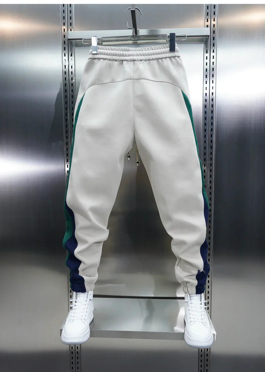 VELORA™ | Trendy Contrast Stripe Trousers