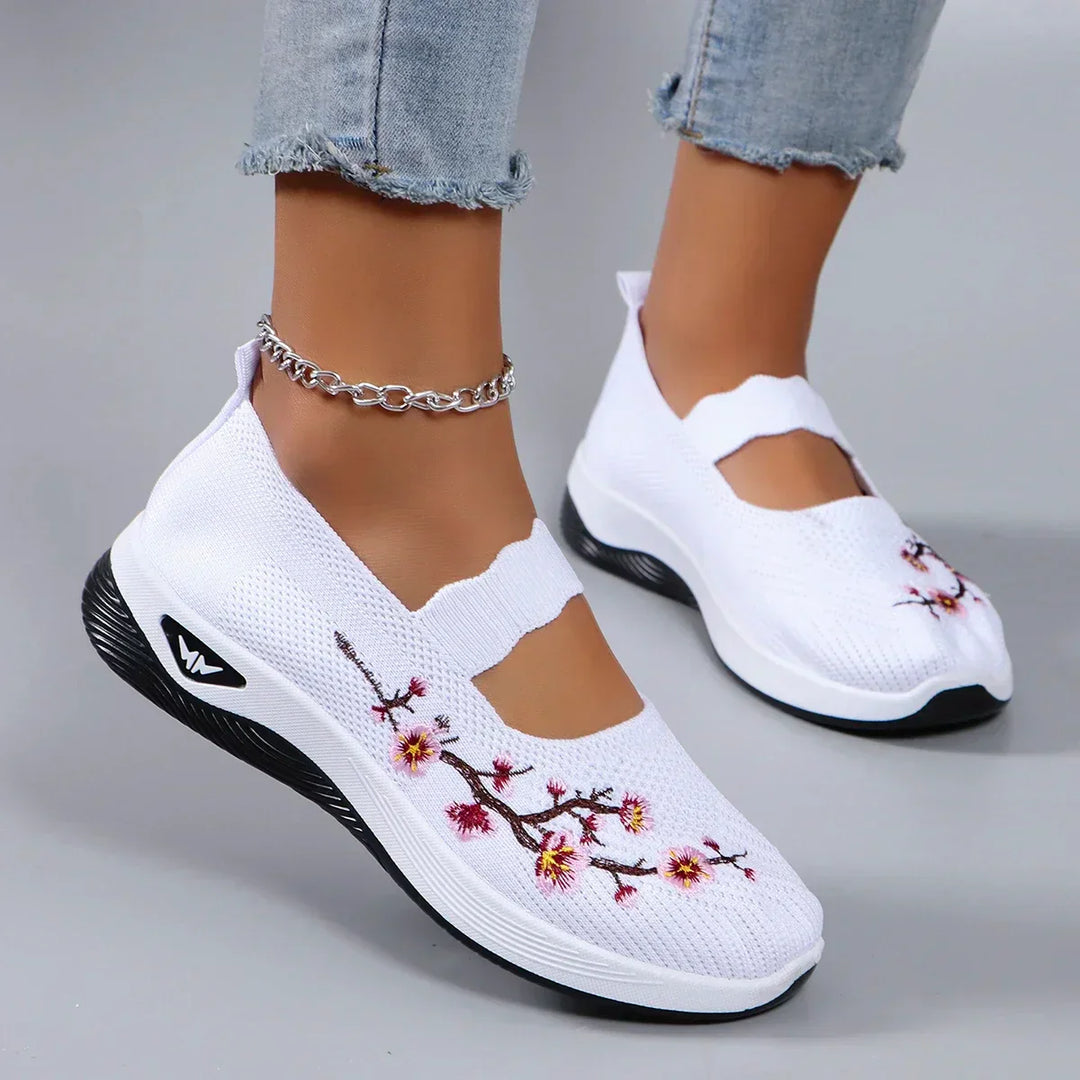 Sofi™ | Sommersandalen mit Stickerei