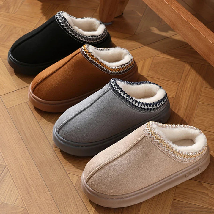 Sally™ | Premium Damen Slipper mit Fell