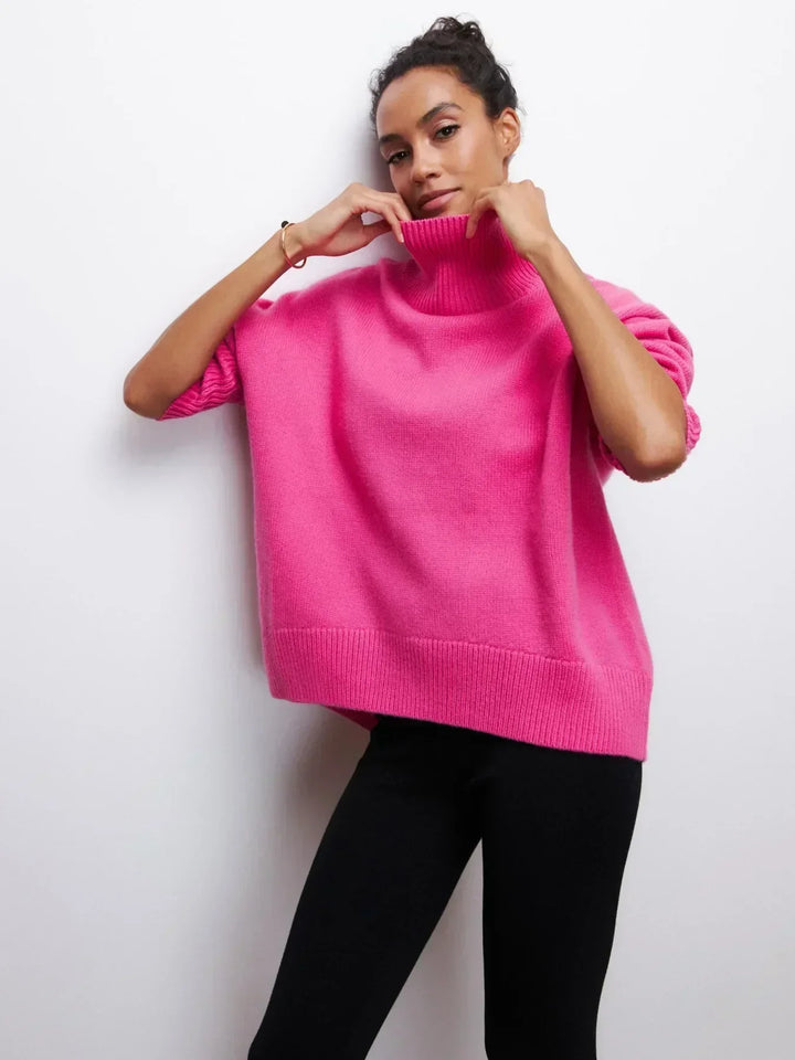 Velora™ - Sweater with turtle neck