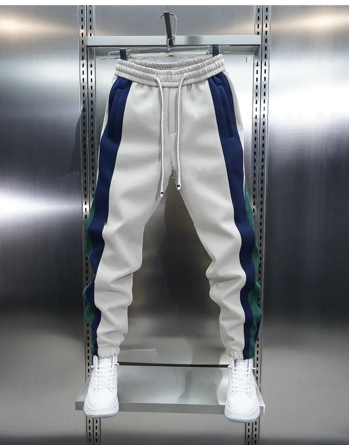 VELORA™ | Trendy Contrast Stripe Trousers
