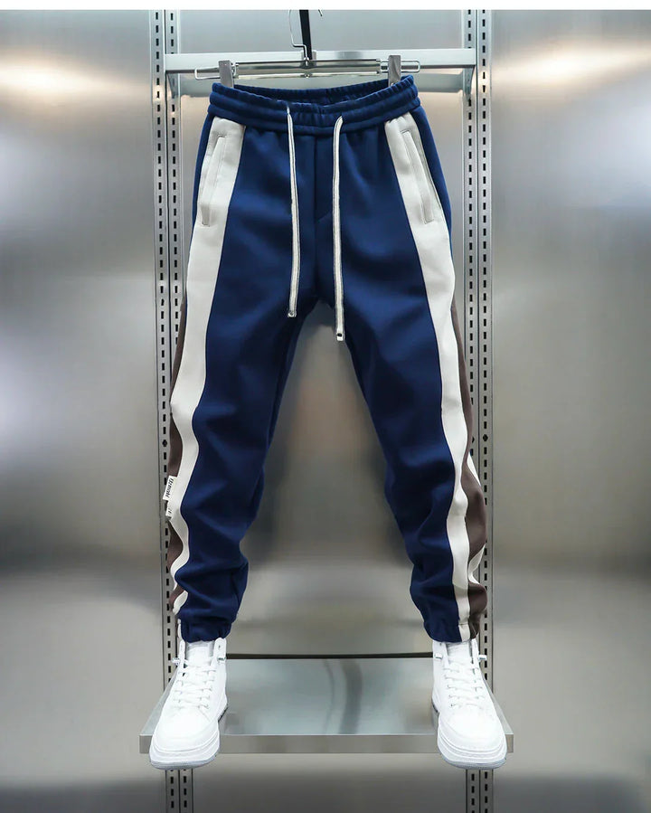 VELORA™ | Trendy Contrast Stripe Trousers