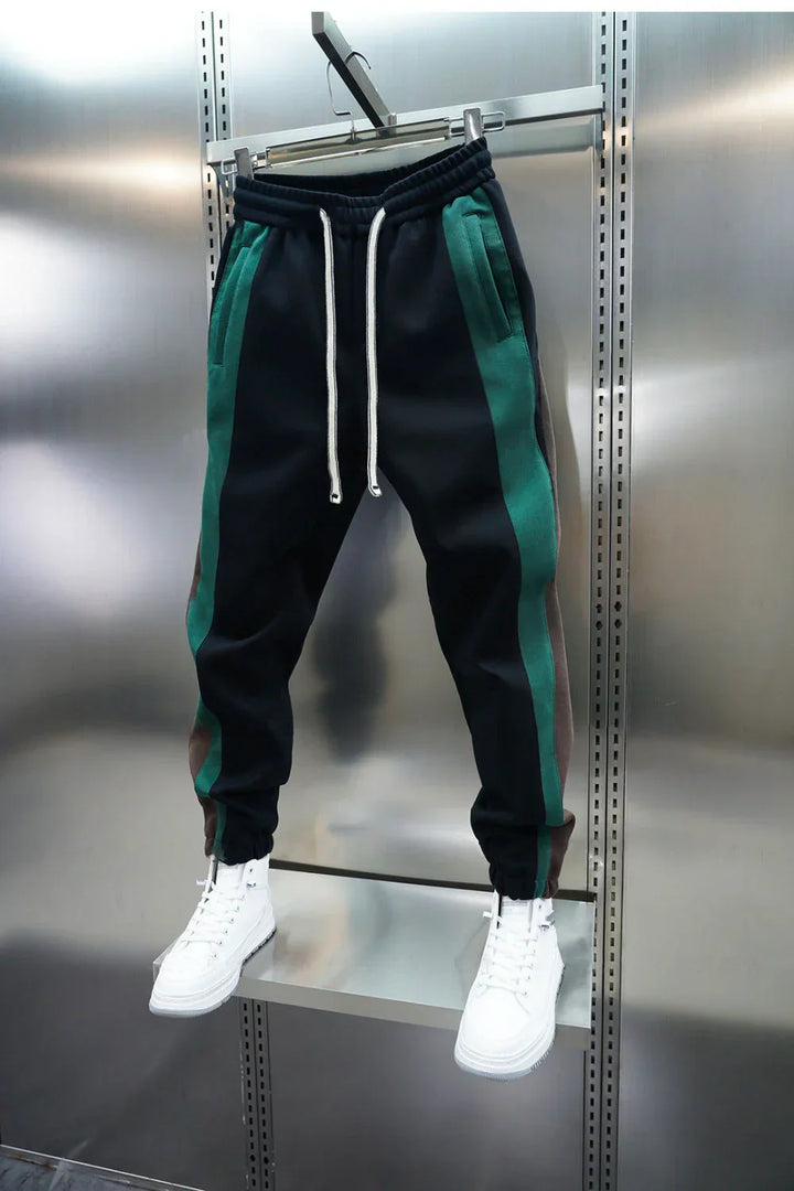 VELORA™ | Trendy Contrast Stripe Trousers