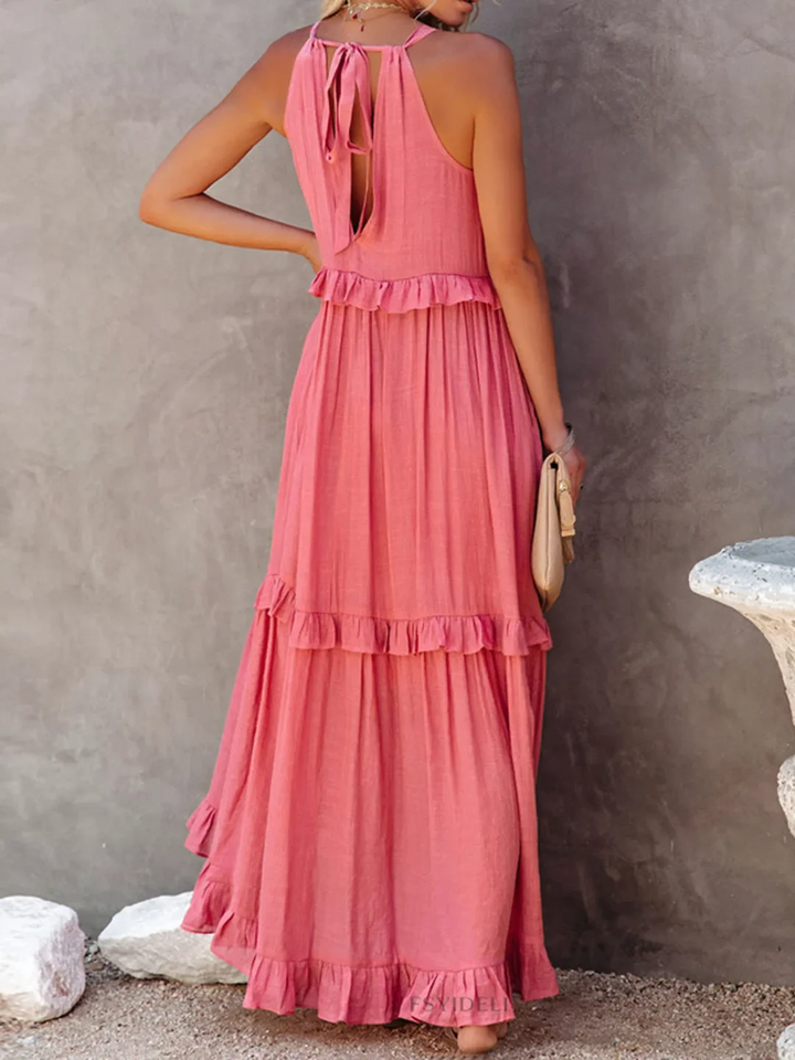 Amara - Ruffle Maxi Dress