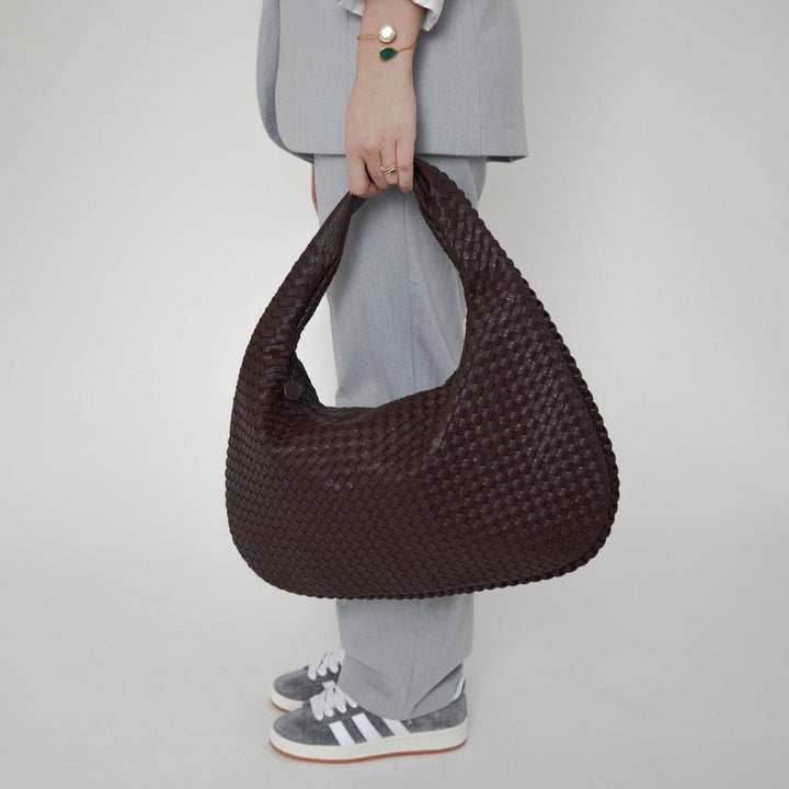 Brianna Luxe Braided Tote