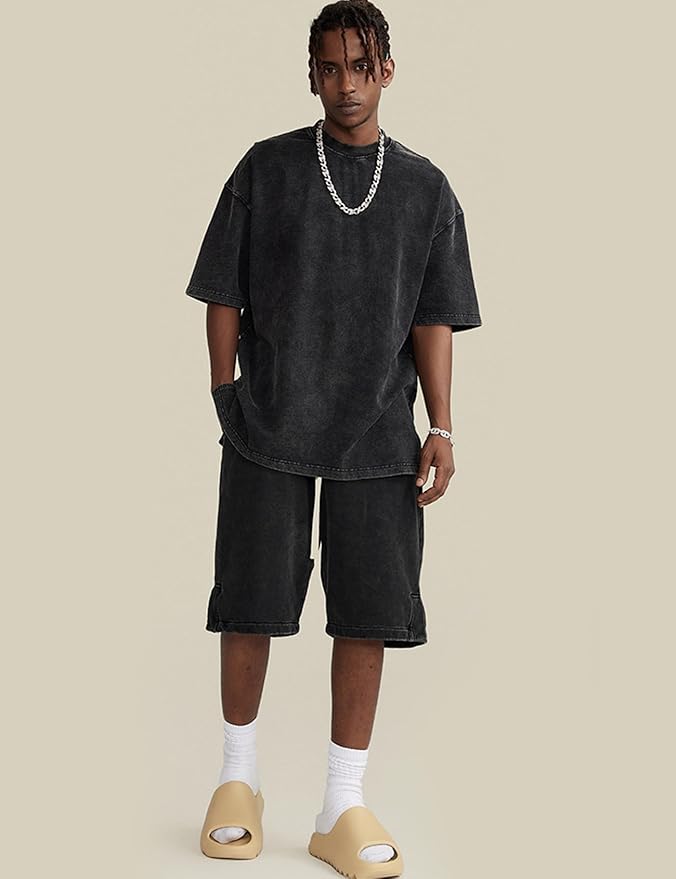 Casual Cotton Oversized Tee Set - 3-Pack