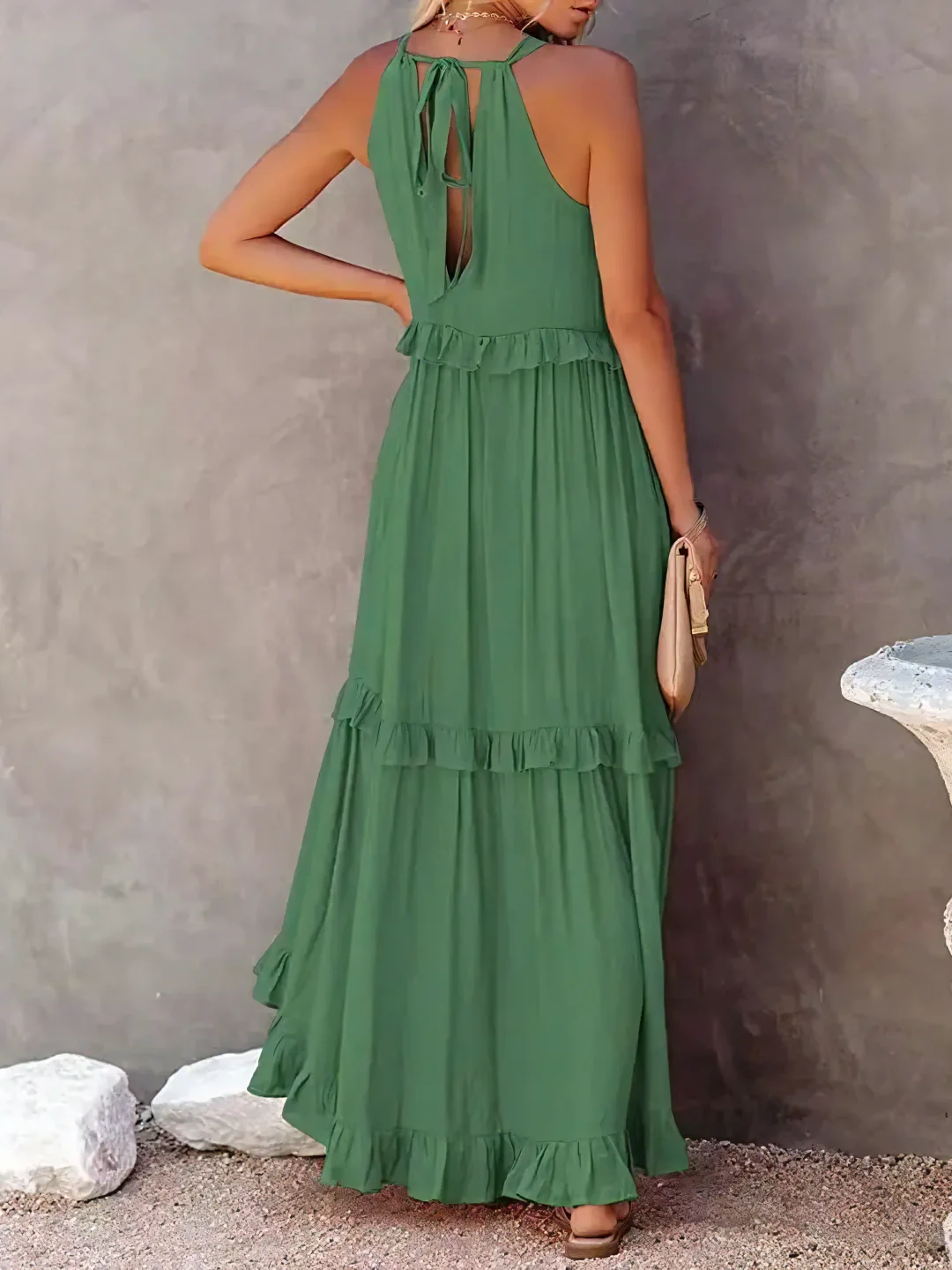 Amara - Ruffle Maxi Dress