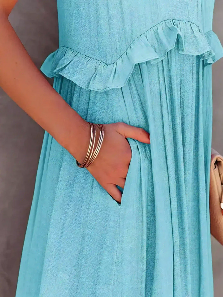 Amara - Ruffle Maxi Dress